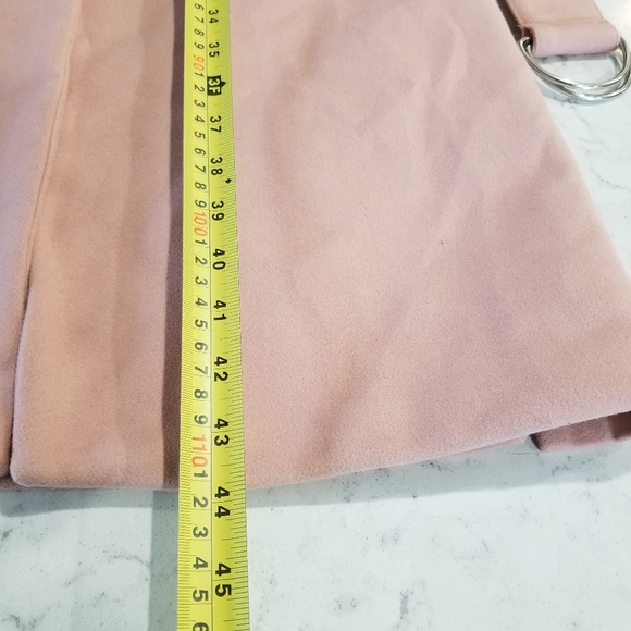 🧥REVAMPED PINK BELTED SLEEVESS LONG VEST. - Picture 10 of 11